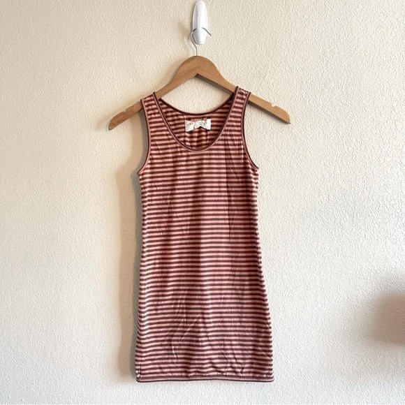 Demylee New York Striped Pima Cotton Tank Top Sleeveless Women's Size XS - Picture 1 of 5